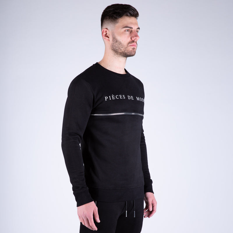 Première Zip Sweatshirt - Black