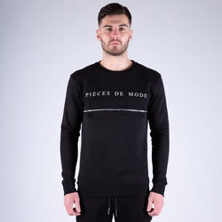 Première Zip Sweatshirt - Black