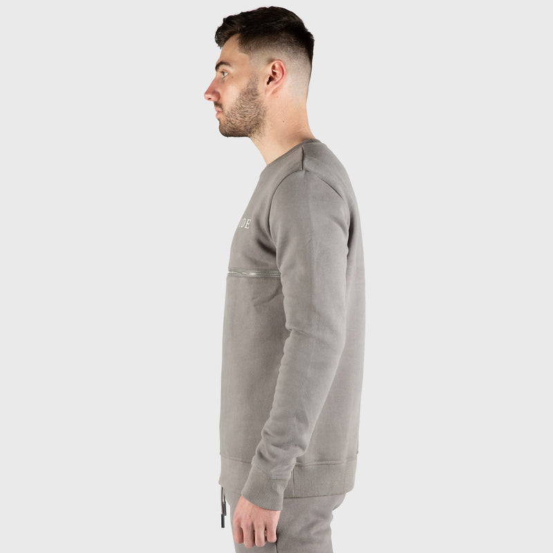 Première Zip Sweatshirt - Smoke Grey