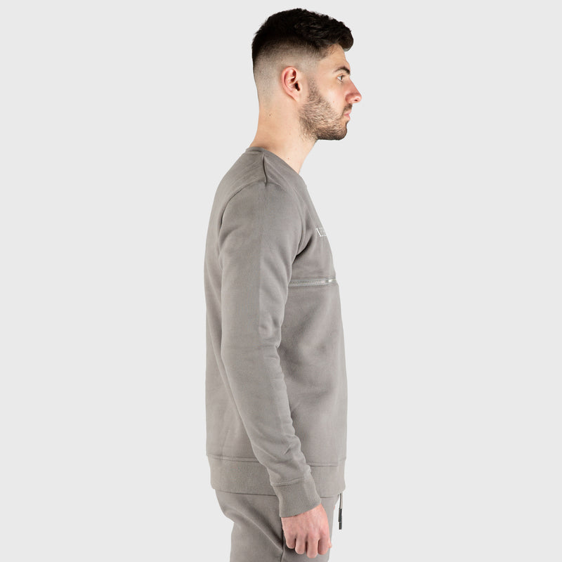 Première Zip Sweatshirt - Smoke Grey